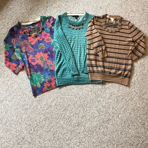 J.Crew Sweaters XS bundle lot of 3